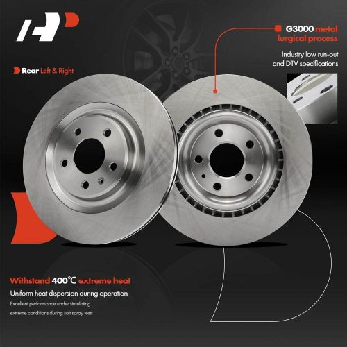 12x front &amp; rear disc rotor &amp; ceramic brake pads for  audi a6 quattro a7 quattro