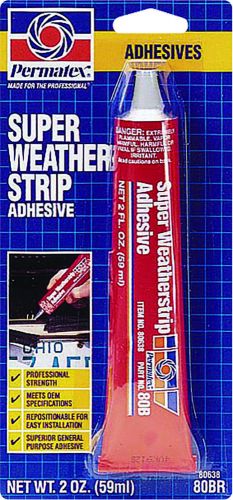 Permatex weather strip adhesive 80638