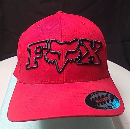 Fox racing ellipsoid flexfit hat - red /24421-465-l/xl