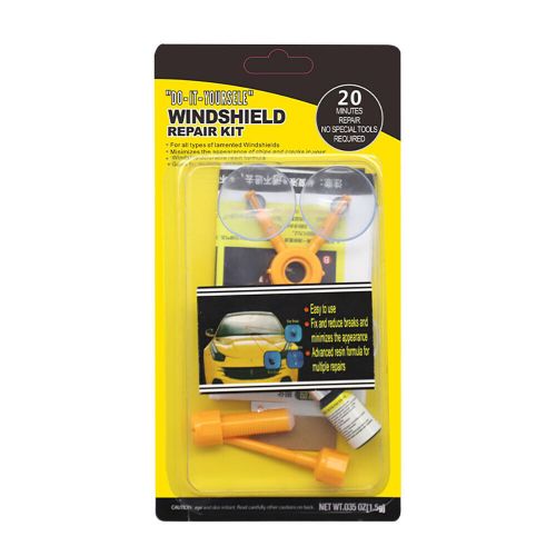 Car windshield repair kit quick fix diy wind glass bullseye rock chip crack tool