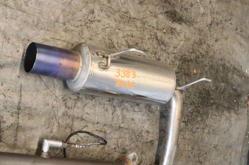 2002 honda s2000 ap1 f20c 2.0l toda power exhaust system assy #3383