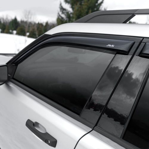 Stylish smoke finish ventvisor/rain guards for toyota 4runner - made in the usa