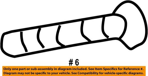 Hyundai oem 99-04 sonata pump hoses-steering-idler pulley adjust bolt 5721438000