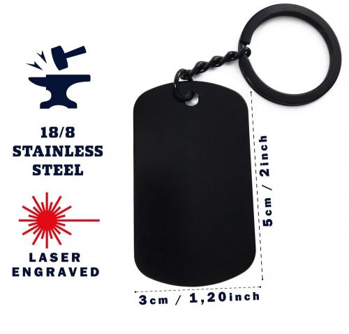 Mini cooper s car keychain keyring id tag keyholder engraved id pin