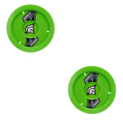 Dirt defender 15 x 8 gen ii solid wheel covers mud covers neon green 2 pack