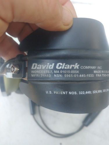 Dave clark aeronautic headphones dual jack h10 13h