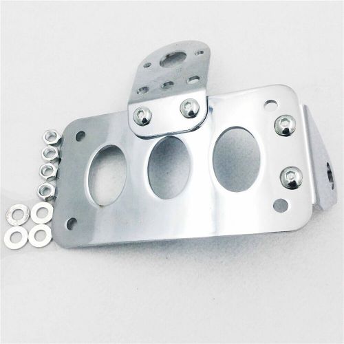 Motorcycle license plate holder license bracket for harley bobber chopper chrome