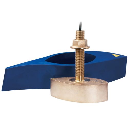 ​garmin b265lh bronze thru-hull mount transducer w/depth &amp; temp - 12-pin