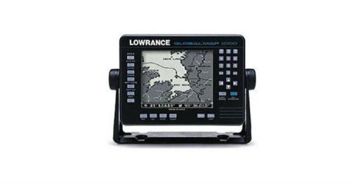 Lowrance global map 1000 boat dgps chart plotter display, antenna &amp; accessories