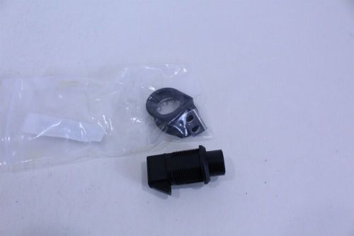 Marine compartment latch push button black includes mounting hardware