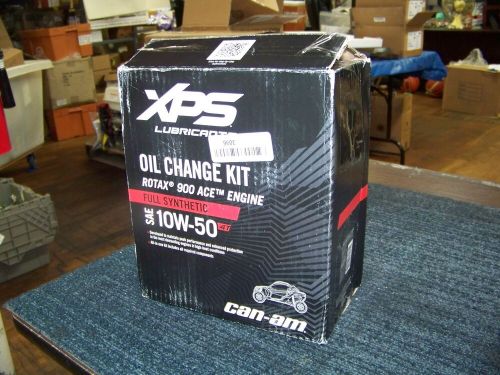 Can-am xps lubricante oil change kit rotax 900 ace engine full synthetic 10w-50