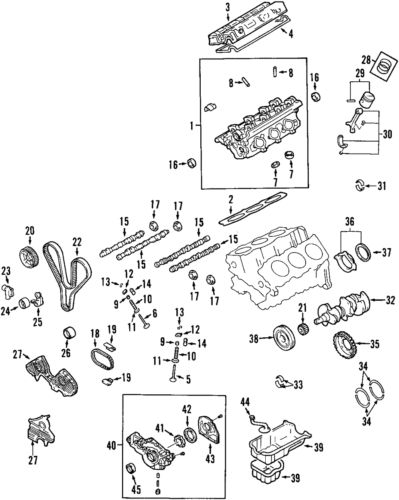 Genuine kia camshaft seal 22144-39001