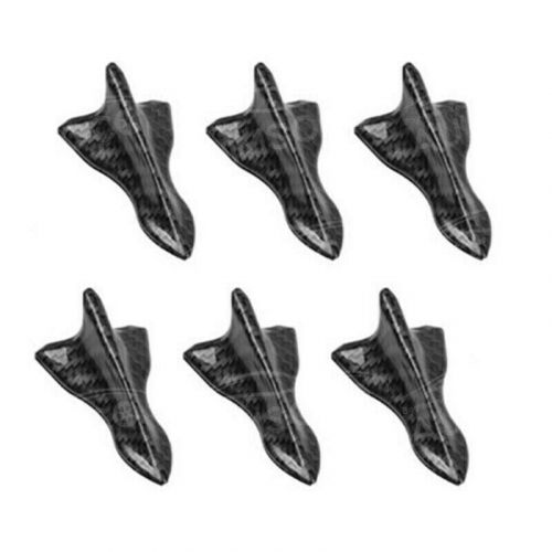 Glossy black 5d carbon fiber shark fin car roof diy sticker waterproof universal