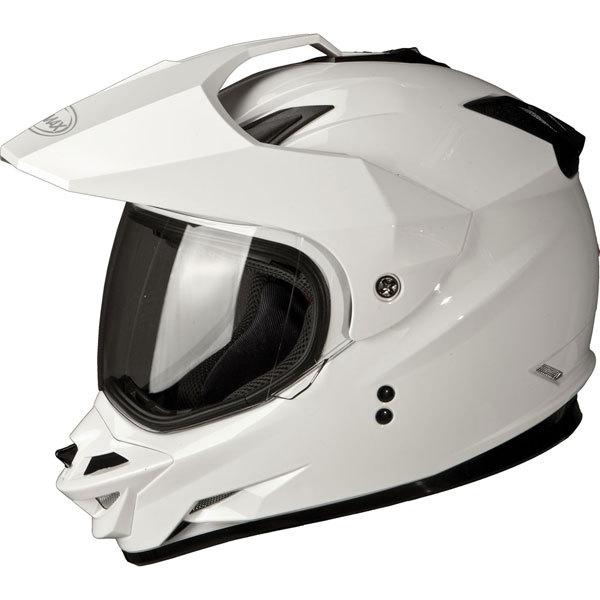 White s gmax gm11d dual sport helmet