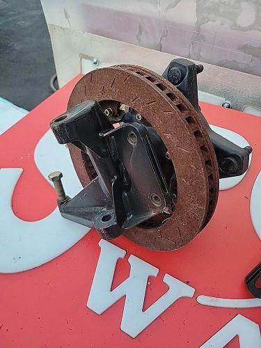 Wilwood starlite wide 5 hub rotor spindle j. bews racing dirt late model #1