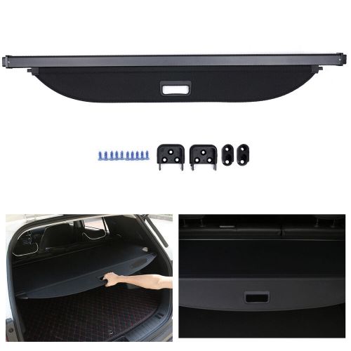 For 2020-2023 kia seltos trunk car cargo cover security shield shade decor black