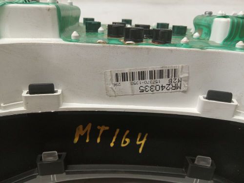 1997 - 1999 mitsbishi 3000gt instrument speedometer cluster oem, 257-61490