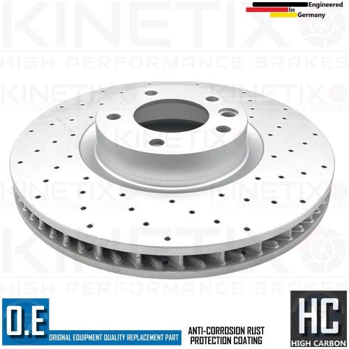 For vw touareg 3.0 tsi v6 cross drilled front rear brake discs 360mm 330mm