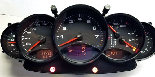 1999 porsche 911,996 instrument cluster repair service center &amp; right display re