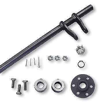 Steering shaft, 5/8&#034; od &amp; hub kit, welded pitman arms, 25&#034; length 1867-25