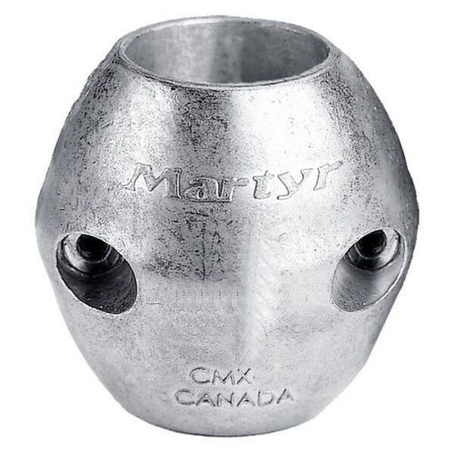 Martyr cmx11 2.5&#034; d zinc barrel collar shaft anode w allen screw