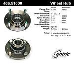 Centric parts 406.51000 rear hub assembly