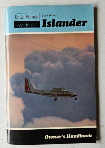 Britten norman bn-2 islander owner&#039;s handbook 260hp version