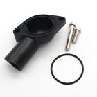 Black water neck thermostat housing 15° 265 350 396 454 502 fits sbc bbc chevy