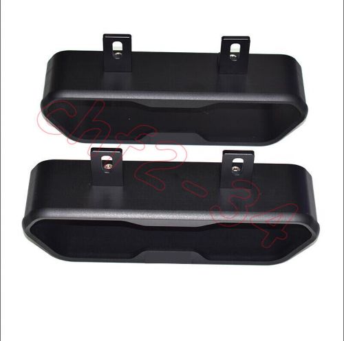 For mercedes w463a w464 g63 black aluminum exhaust muffler decorative cover trim