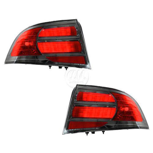 07-08 acura tl type s rear brake taillights taillamps pair set