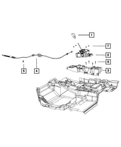 Genuine mopar clip 52124947aa