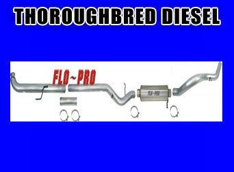  flo pro exhaust system 11-13 duramax lml 5'' downpipe back #ss664