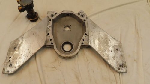 Oldsmobile rocket 371 394 v-drive front engine mount &amp; timing cover jet boat