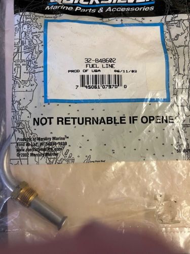 Mercury  quicksilver mercruiser 32-848602 fuel line  454 502 new oem nos