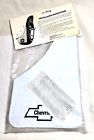 Nos 70&#039;s 80&#039;s vintage white chevrolet bowtie splash guard mud flap chevy 1 pair