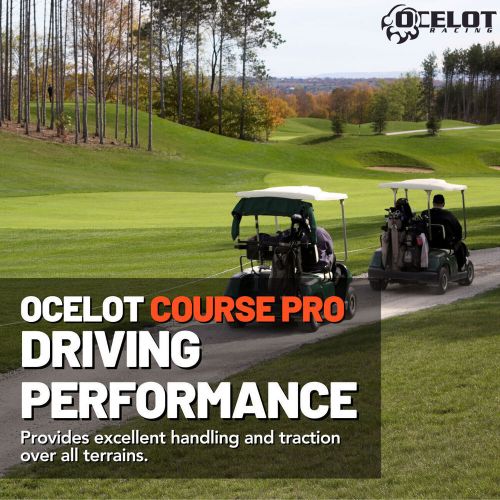 Ocelot 255/50-10 course pro golf cart tires - set of 2