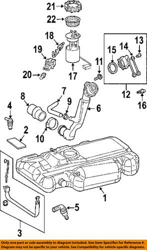 Dodge oem 5103986aa fuel system-lower hose