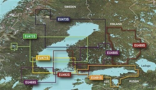 Garmin veu492s kristinestad to hanko bluechart g3 vision 010-c0836-00