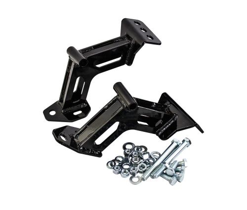 Esm6366 brothers trucks engine mount conversion kit - small block - black