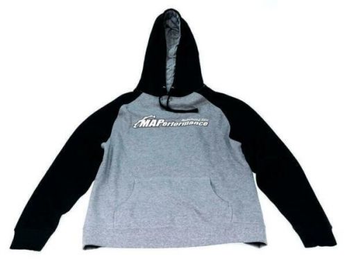 Maperformance gray/black hoodie &#034;redefining fast&#034; size: xxxl triple x large