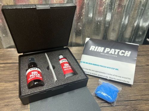 Cracked rim / wheel repair kit (better than welding) (4) patch kit