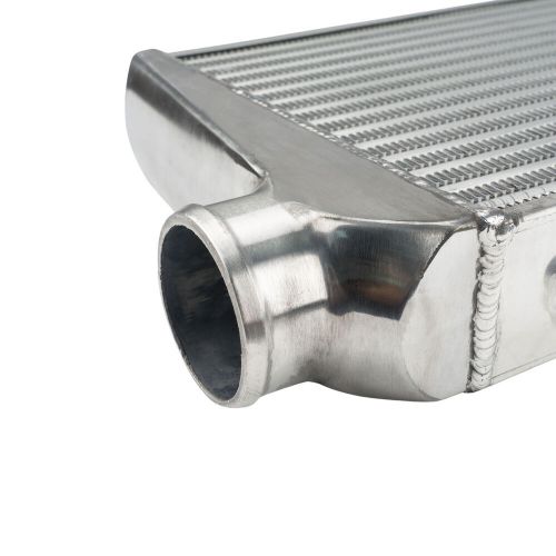 Aluminum turbo front mount universal intercooler 23.8*13*3.3&#034;tube &amp; fin