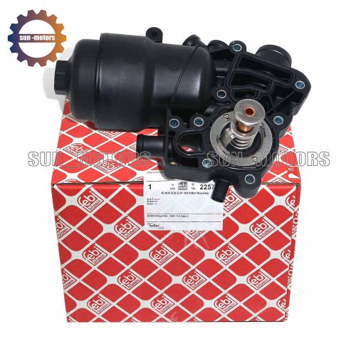 Febi new oil filter housing w/ thermostate for audi a6 a7 3.0 diesel 059115389p