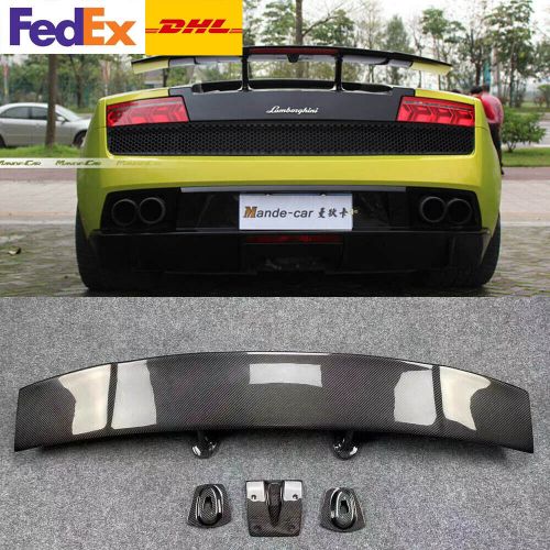 Gt wing carbon fiber rear spoiler for lamborghini gallardo lp550 lp560 lp570