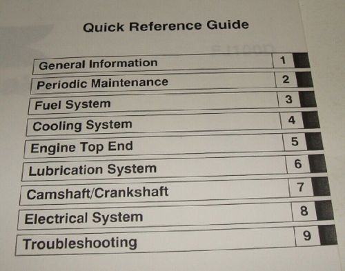 Kawasaki fj100d service manual 98cc 6 cu in ohv 4 stroke engine repair shop book