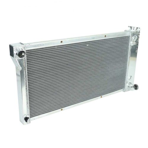 For 1967-1972 chevy gmc c10/2030 k10/20/30 truck 3 row aluminum radiator + 2xfan