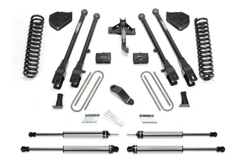 Fabtech k2254dl 4&#034; 4 link lift kit w/dirt logic shocks for 2017-21 f-250 sd 4wd