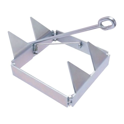 Folding box anchor 25 lb hold slide cube galvanized steel boat anchor foldable