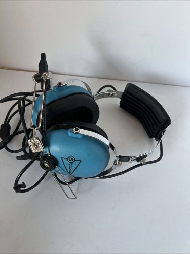 Sigtronics model s-40 aviation pilots noise attenuating headset blue