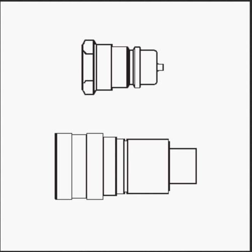 Oem genuine new boss hyd01652 quick disconnect set,aeroquip 1/4